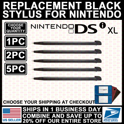 #ad Stylus For Nintendo DSi XL Black Plastic Pen Replacement quot;DSi XLquot; NDSiXL $3.99