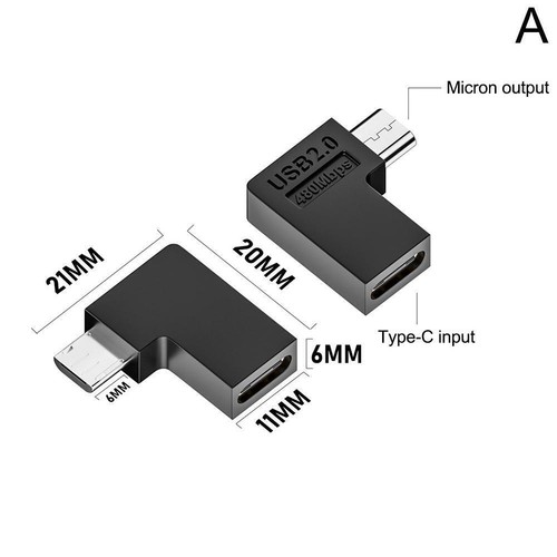 USB Male adapter Type-C to micro Female converter charging B5 adapter X7S3 - Photo 10 sur 13