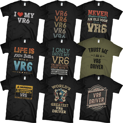 VR6 DRIVER T-SHIRTS. TOLLE & LUSTIGE DESIGNS Golf/Corrado/Passat/Bora/Jetta/TT