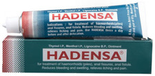 5 x HADENSA Ointment 20g each Piles Fissures Haemorrhoids Rectal Skin Health