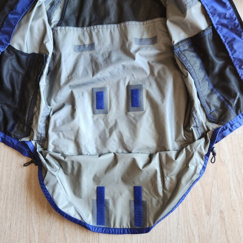 Vintage Pearl Izumi Windbreaker Cycling Jacket Attachable Hood Blue Women's XS - Picture 13 of 15