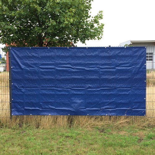 Bauzaunplane 160g/m² 1,76m x 3,41m Farbe und Menge wählbar. MENGENRABATTE! - Bild 10 von 11