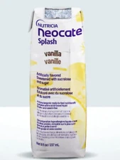 Neocate Splash  drink vanilla one case of 27 supplement  adults teen new