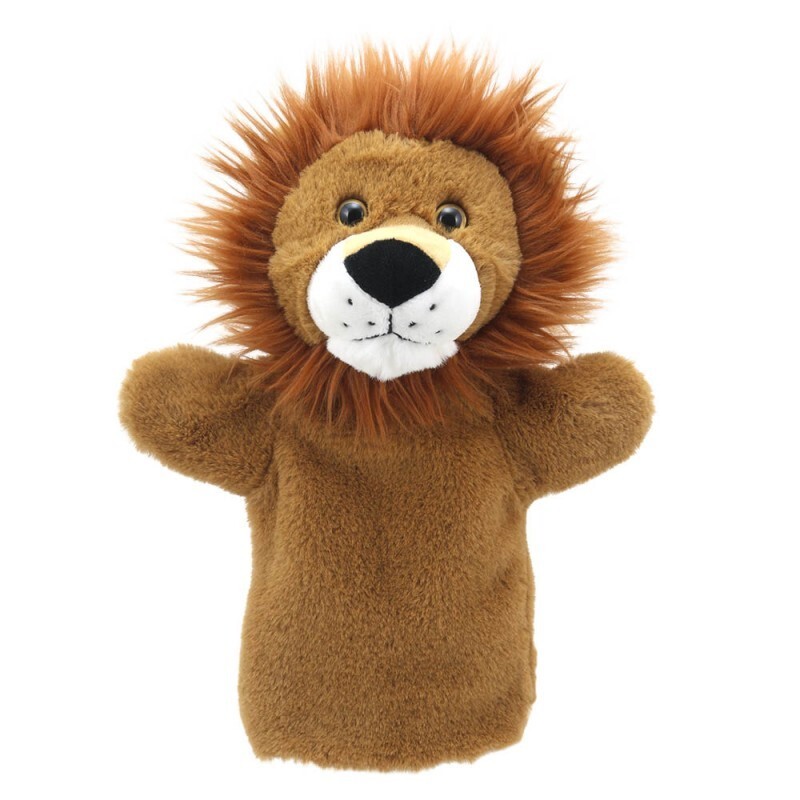 Burattino a guanto peluche Leone The Puppet Company PC004620 Marionnette lion