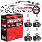 4Pack Autel TPMS MX-Sensor 2in1 315MHz & 433MHz Programmable Sensors Metal Tool