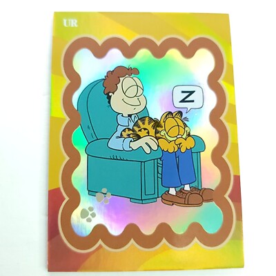 2023 Garfield Jon Arbuckle Happy Life Trading Card Kayou Animation UR 017