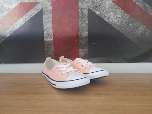 CONVERSE ALL STAR BALLERINA SLIP ON PEACH LOWS SIZE UK 5.5 EURO 38.5 - Imagen 9 de 15