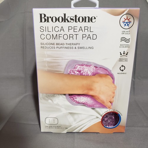 Brookstone Silica Pearl Comfort Pad Hot or Cold Pad Lavender Pink Color NIB