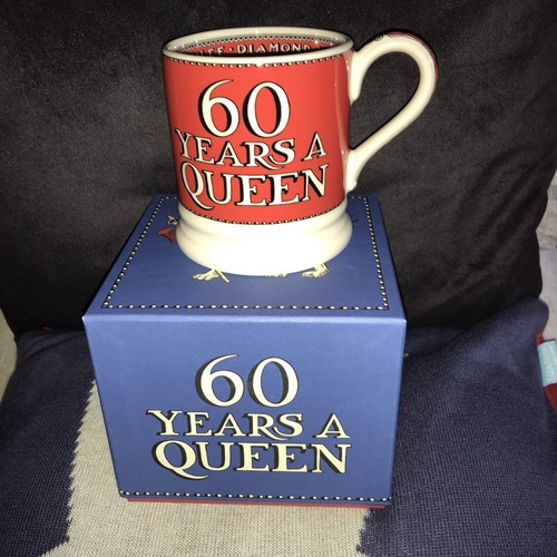 Tazza Emma Bridgewater 60 anni una regina Diamond Jubilee nuova imballata