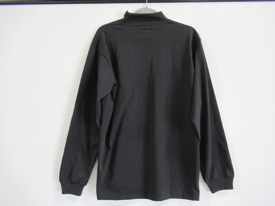 Needles Black Men's Mock Neck Tee Synthetic Jersey Size S US