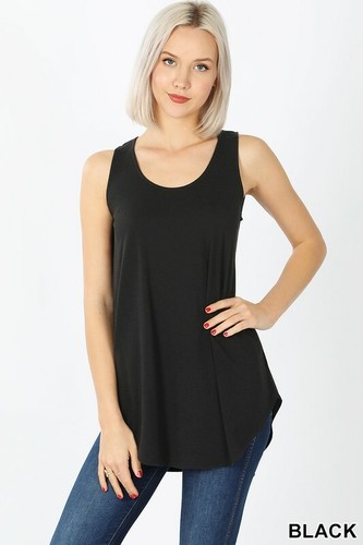 Mujer Sin mangas Camiseta Informal Básica Túnica Prenda para el torso sin mangas Blusa S-3X - Imagen 4 de 60