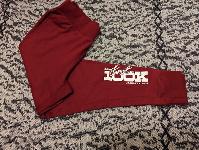 Limited Edition Champion Dark Red Sweatpants (Zumiez 100k) Size Large
