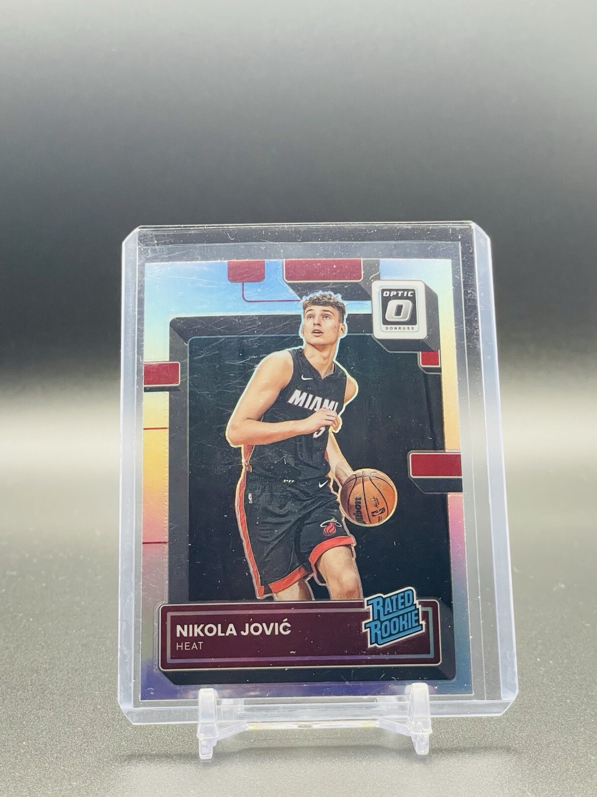 2022 Panini Donruss Optic - Silver Prizm #224 Nikola Jovic (RC)