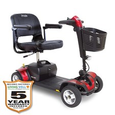 Pride GoGo Sport, 4-Wheel Mobility Scooter, With 5-Year Extended Warranty