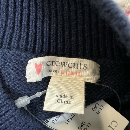 Crewcuts Girls Striped Pullover Sweater Size L (10-11) Cotton Long Sleeves New - Picture 6 of 8