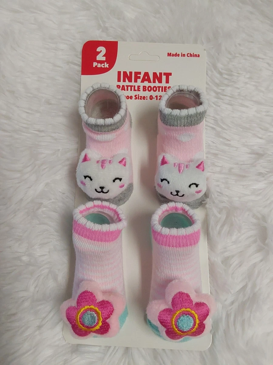 Rattle booties store for babies