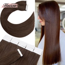 Invisible Tape In Real Human Remy Soft Straight Hair Extensions Double Drawn