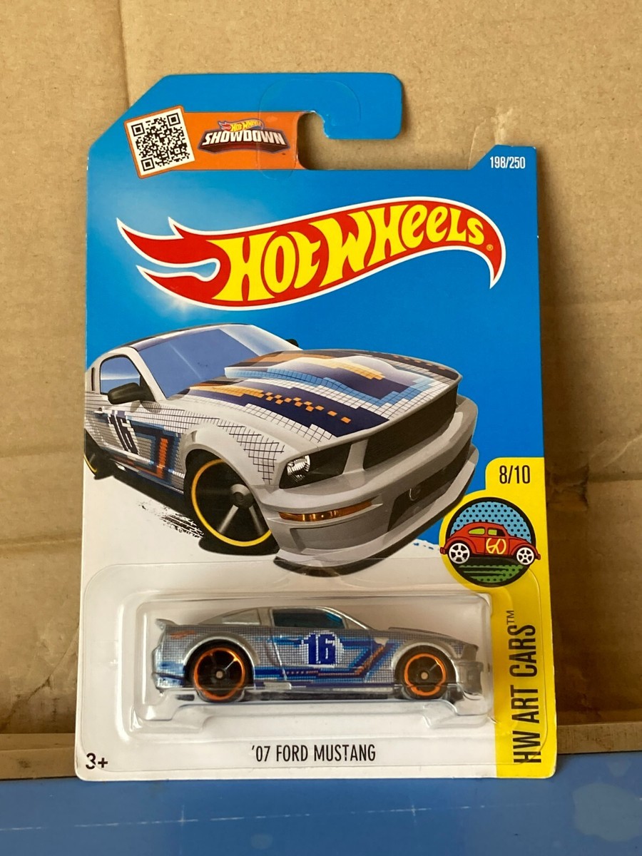 Hot Wheels HW ART CARS '07 FORD MUSTANG 8/10 | eBay