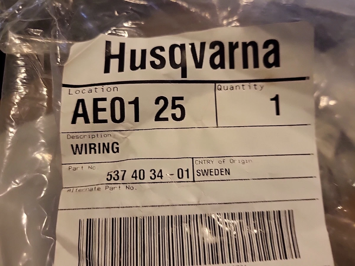 HUSQVARNA 537403401 WIRING HARNESS TRIMMER BRUSHCUTTER 5374034-01 