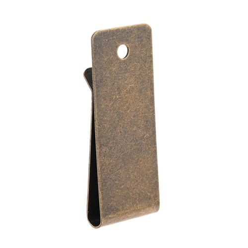 2pcs Spring Buckle Sheath Clip Pouches Sleeves Belt Hook 58*22mm Antique Bronze - Picture 12 of 12
