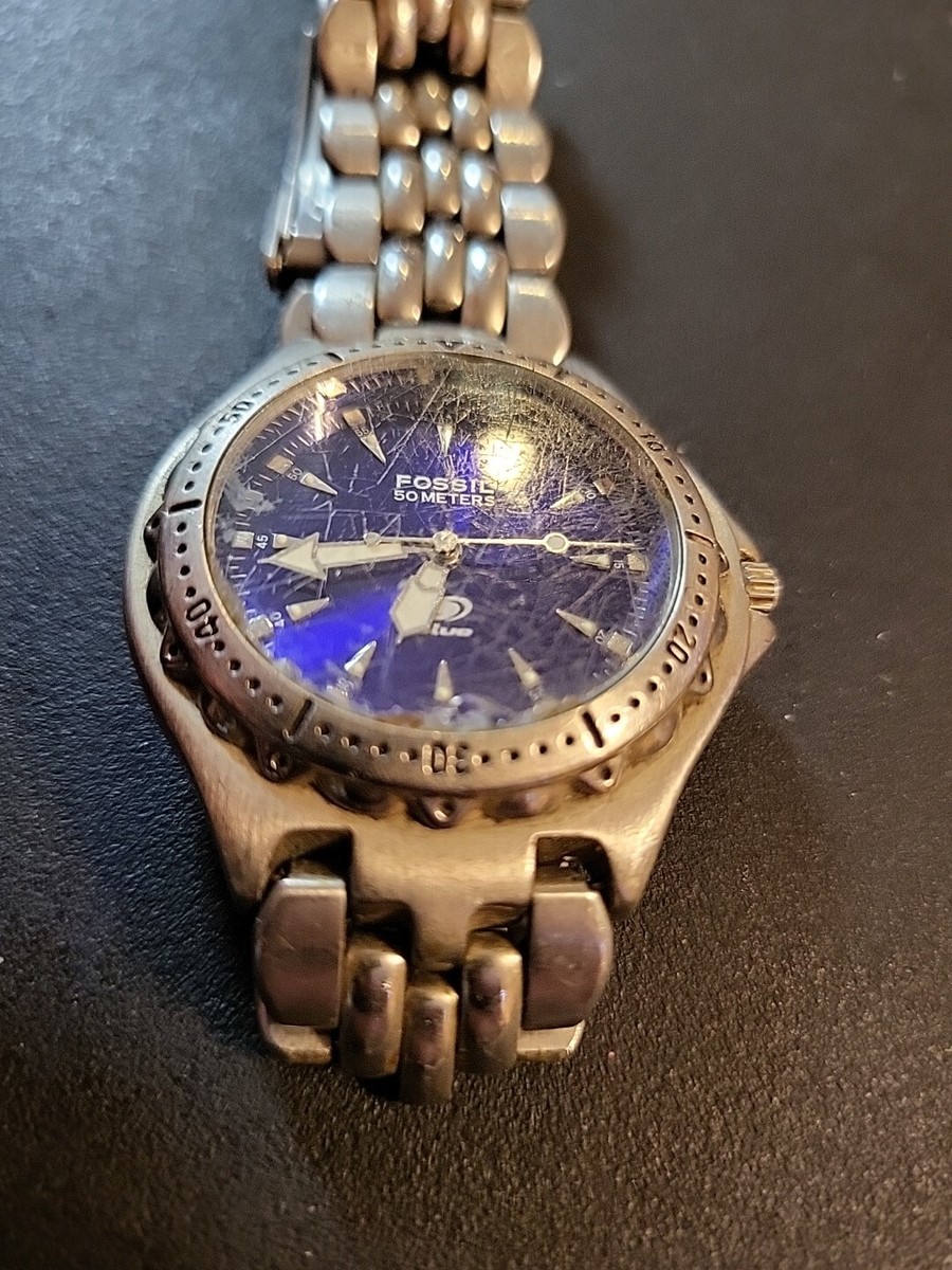 #6 RARE 1993 FOSSIL NORDSTROM ART DECO WACTH ND-3107 (000006) 1993 Fossil Watch - Etsy main image 2