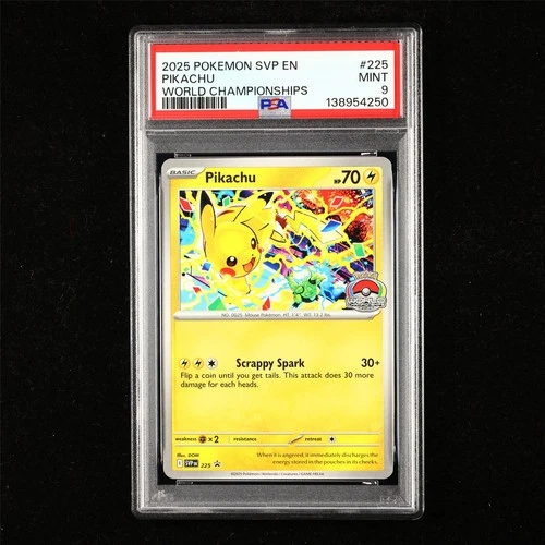 PSA 9 MINT 2025 Pokemon ENG Pikachu I SVP EN 225 Promo(1)