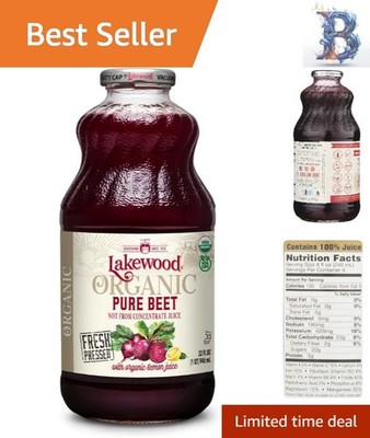 Nutrient-Dense Organic Beet Juice, 946mL - Supports Bone & Digestive Health