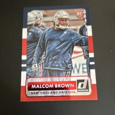 Panini Donruss 2015 Football Malcom Brown #190 New England Patriots Rookie Card. rookie card picture