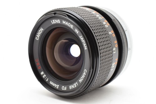 **NEAR MINT** Canon FD 24mm f/2.8 S.S.C. SSC "o" Lens Wide Angle MF From Japan - Picture 2 of 13