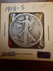 Walking Liberty Half Dollar - 1918 S - 90% Silver