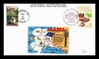 DR JIM STAMPS US COVER ALASKA HIGHWAY 50TH ANNIVERSARY FDC CANADA JOINT ISSUE