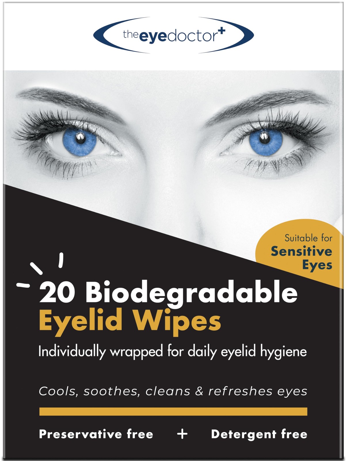 The Eye Doctor Eyelid Wipes x 20 - 20 count (Pack of 1),
