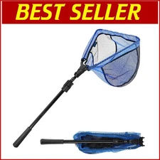 Portable Fishing Net with Quick-Open Lock & Belt Clip - Perfect for Adventurers
