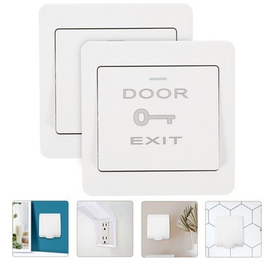 2 Pcs Wandplatte Für Türklingel Ersatzknopf Die Doorbell Button Cover