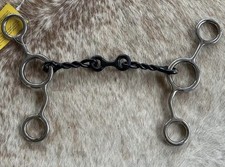 Stainless Steel JR Cowhorse 5  Dog Bone Sweet Iron Mouth Bit FREE SHIPPING