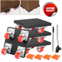 4 Tlg Transportroller Set 300 Kg MöBelheber Umzughelfer MöBelrollen MöBelrüCker
