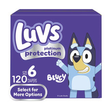 Luvs Platinum Protection Baby Diapers, Size 6, 120 Count No Import Fees