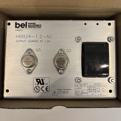 BEL Power HBB24-1.2-AG NEW Linear Power Supply - Neve, WSW, etc.  bi-polar 24V