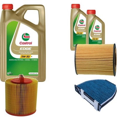 Inspektionspaket Castrol EDGE 5W-30 M Engine 7L für Mercedes C-Klasse