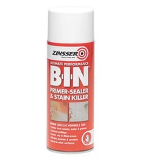 Zinsser B-I-N Primer Sealer and Stain Killer Aerosol Spray - 400ml