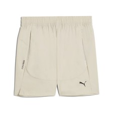 PUMA Pumatech Relaxed 6 Inch Woven Shorts Mens Beige Casual Athletic Bottoms 629