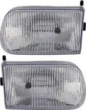 For 1994-1997 Mazda B2300 B3000 B4000 Headlight Halogen Set Pair