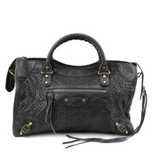 Balenciaga Motorcycle City Perforated Leather Shoulder Bag #H249607-1