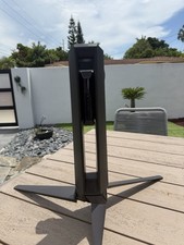 Black Computer Monitor Stand Base with VESA Mount Bracket for 1 Monitor