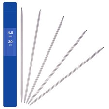 5 Pezzi 4 mm Ferri Doppia Punta Maglia in Acciaio Inox Ferri Leggeri P