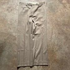 Vintage 70s JCPenney Talon Zipper Beige Pants Trousers 35x30 1970s True Vintage