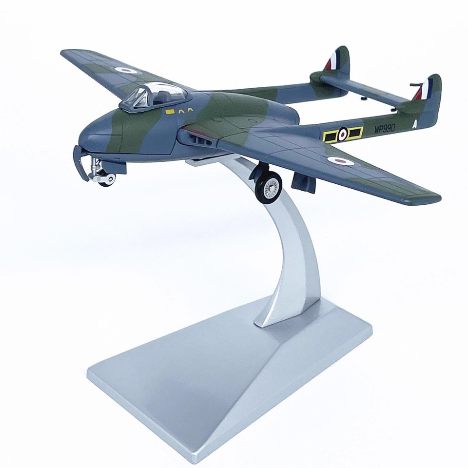 1:72 RAF De Havilland DH.112 Vampire Aircraft Model Diecast Military ...