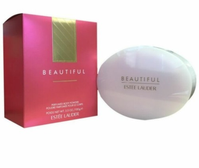 #ad BEAUTIFUL by ESTEE LAUDER 3.5 Oz 100 G. Perfumed Body Powder Women NEW IN BOX $39.79