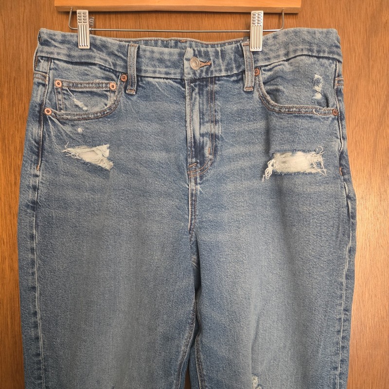 NWT'S AMERICAN EAGLE HIGH RISE STRETCH CURVY STRAIGHT JEANS SIZE 14 SHORT