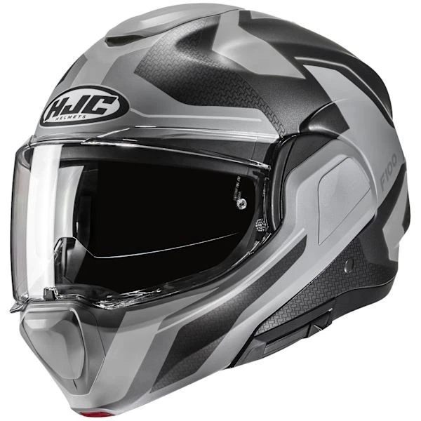 HJC Modular F100 Bios Grey Black Back Motobike, photo 4 of 11